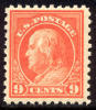 US #432 VF/XF Mint Hinged 9c Franklin Of 1914 - Neufs