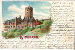 RAR Litho Gruss Aus Eisenach Wartburg 1899 ! - Eisenach