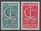 Europa 1966 - YT 1490 Et 1491 Neufs**  -  Parfait état - 1966