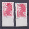 VARIETE N° YVERT 2319 TYPE LIBERTE  NEUFS LUXES VOIR DESCRIPTIF - Unused Stamps