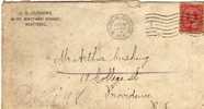 Carta,,MONTREAL 1906 (Canada).,cover, Lettre, Letter - Briefe U. Dokumente