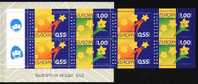 LOT BUL 0608Book5 - Bulgaria 2006 - EUROPA (The Integration) - 5 Booklets - Unused Stamps