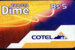 Bolivia 2002 COTEL Dime. Múltiple: Llamada Local, Larga Distancia Y Movil. MUY RARA. - Bolivien