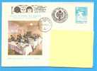 Romania Postal Stationery Cover 1977. Disabilities. Training Of Those With Hearing - Handicap