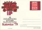 POLAND 1979 Cp 729 NATIONAL STAMP EXHIBITION 'KATOWICE 79' Mint - Neufs