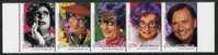 Australia #2480a Mint Never Hinged Strip Of 5 Dame Edna Everage/Barry Humphries From 2006 - Nuevos