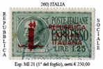 Italia-A.00260 - Afgestempeld