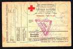 PC  PRISONNIERS DE GUERRE,1917 AUSTRO-HUNGARY WW1 CENSORED RED CROS. - Cartas De La Primera Guerra Mundial
