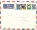 REF LGM - ALGERIE - LETTRE AVION BOUFARIK / NEVERS  MARS 1957 AVEC FERME LETTRE DJEMILA - Covers & Documents