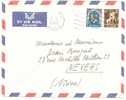 REF LGM - ALGERIE - LETTRE AVION BOUFARIK / NEVERS  MARS 1957 AVEC FERME LETTRE JEUNESSE AU PLEIN AIR - Lettres & Documents