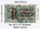Italia-A.00268 - Afgestempeld