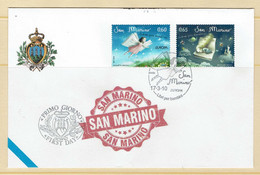 FDC SAN MARINO EUROPA CEPT - LIVRES POUR ENFANTS - 2010