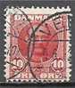 1 W Valeur Oblitérée, Used - YT 56 - DANEMARK * 1907/1912 - N° 1089-10 - Used Stamps