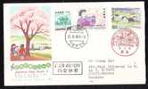 JAPON 1980 FDC COVER JAPONESE SONG  SERIES 4 - FDC