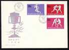 ROMANIA 1969 FDC  COVER SPORT COUP. - Ohne Zuordnung