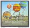Bloc Du Cambodge, Premiers Vol En Ballon, Mongolfière, 1983 - Fesselballons