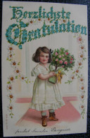 == Barmen - Wichlinghausen ,  1905  Kind Blumen Praeger Karte - Collections, Lots & Series