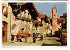 GERMANY - Mittenwald, Part Of The Street And Church - Mittenwald