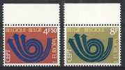 Belgie OCB 1669 / 1670 (**) - 1973