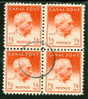 1946 1/2 Cent Canal Zone George Davis Issue  #136  Block Of 4 - Zona Del Canale / Canal Zone
