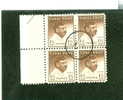 1946 1 1/2 Cent Canal Zone Charles Magoon Issue  #137 Block Of 4 - Kanaalzone