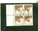 1946 1 1/2 Cent Canal Zone Charles Magoon Issue  #137 Block Of 4 - Kanalzone