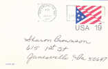 UX153 United States Flag, "Bremer County Democratic Central Comm." - 1981-00
