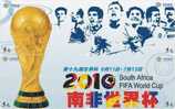 F03105 China Phone Cards FIFA World Cup 2010 Puzzle 4pcs - Sport