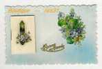 Fantaisies - Poste - Calendriers - Fleurs - Petit Calendrier 1914 - Nouvel An - Bonne Année - A Systèmes - Découpis - Post