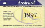 # ITALY 598 Assicard (30.06.99) 10000   Tres Bon Etat - Public Practical Advertising