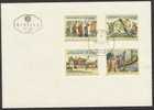 Austria Osterreich 1966 Nationalbibliothek FDC - Covers & Documents