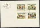 Austria Osterreich 1966 Nationalbibliothek FDC - Storia Postale