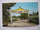 Amusement Park --Bowling Green Ky    Beech Bend Park   Main Entrance   Early Chrome - Autres & Non Classés