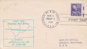 Highway Post Offices - St. Louis, Missori - Louisville, Kentuky - Nov. 1, 1952 - Trip 1 - Schmuck-FDC