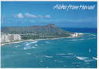 Waikiki Beach Diamond Head In The Background, Hawaii - Oahu