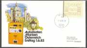 Austria Osterreich 1983 Automaten Marken 6.00 Sh FDC - Cartas & Documentos