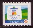 2009 - Canada Mascots & Emblems 2010 WINTER OLYMPIC GAMES Stamp FU - Gebruikt