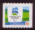 2009 - Canada Mascots & Emblems 2010 WINTER PARALYMPIC GAMES Stamp FU - Usados