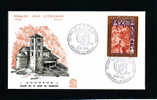 RETABLO DE LA IGLESIA DE SAN JUAN DE CASELLAS    Edifil 218    Año 1969    - MUY NUEVO - - FDC