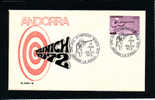 JUEGOS OLIMPICOS DE MUNICH    Edifil 241    Año 1972    -  MUY NUEVO  - - FDC