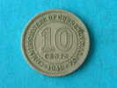 MALAYA 1949 - TEN CENTS / KM 8 ( For Grade, Please See Photo ) ! - Colonias