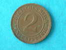 1924 G - 2 RENTENPFENNIG / KM 31 ( For Grade, Please See Photo ) ! - 2 Rentenpfennig & 2 Reichspfennig