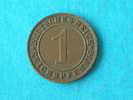 1931 A - 1 REICHSPFENNIG / KM 37 ( For Grade, Please See Photo ) ! - 1 Rentenpfennig & 1 Reichspfennig