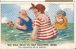 Illustrateur- Ref B133- Humour -humoristique - Illustrateur Donald Mc Gill - Baigneuses Obéses- Guerre 1914-18- - Mc Gill, Donald