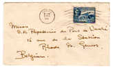 GOLD COAST 1951, George VI Sur Lettre Vers Belgique      2/3/1951 TRAIN - Gold Coast (...-1957)