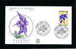 FLORES DE LOS VALLES DE ANDORRA    Edifil 251    Año 1973   -  MUY NUEVO  - - FDC