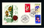 FLORES DE LOS VALLES DE ANDORRA    Edifil 250-251-252    Año 1973    -  MUY NUEVO  - - FDC