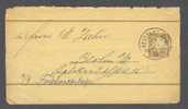 Bayern Postal Stationery Ganzsache Entier Streifband 3 Pf. Waffen Arms Deluxe Cancel NEUSTADT 1896 To Berlin (2 Scans) - Postwaardestukken