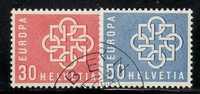 SWITZERLAND 1959 EUROPA CEPT SET  USED - 1959