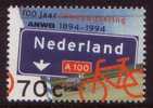 1994 - Nederland Motoring Association 70c ROAD SIGNS Stamp FU - Usados